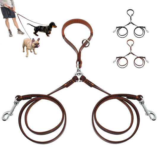 Double Dog Coupler Leash