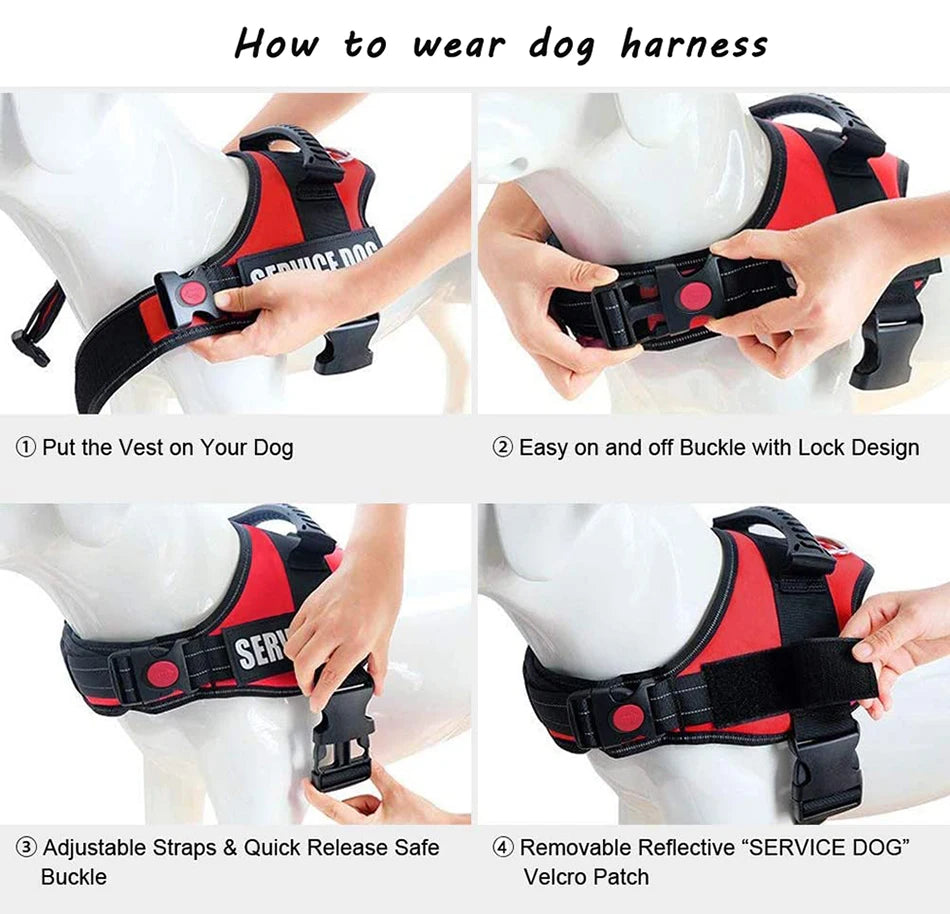 Adjustable Dog Vest Harness