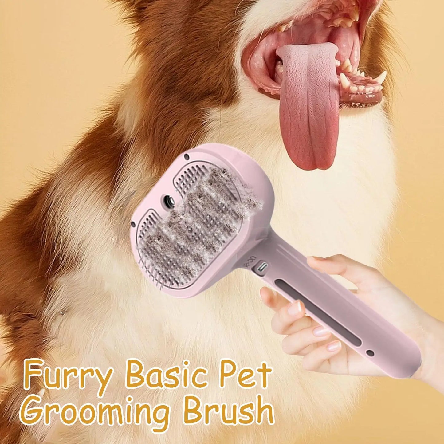 Electric Pet Steam Brush