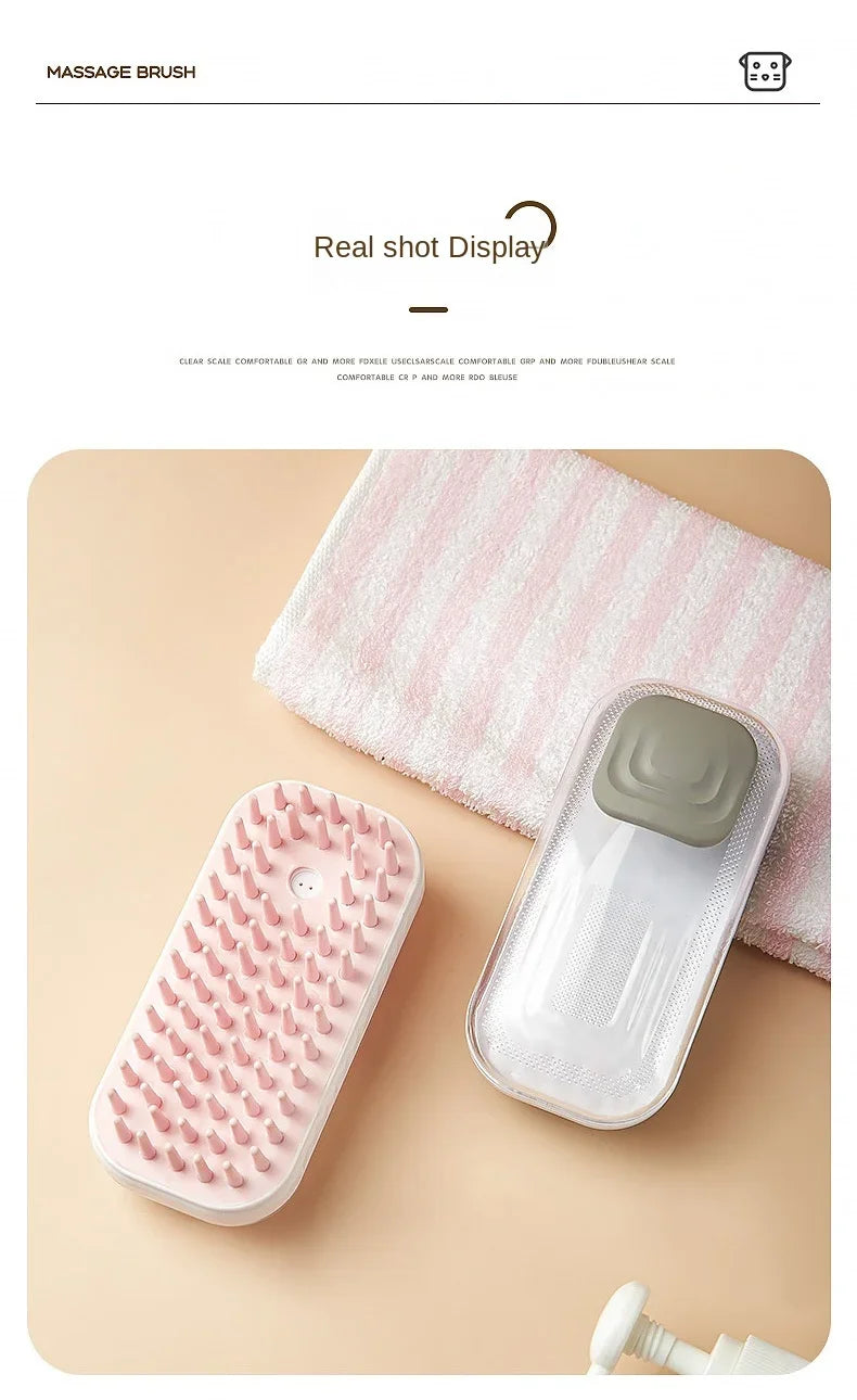 Pet Foaming Massage Brush