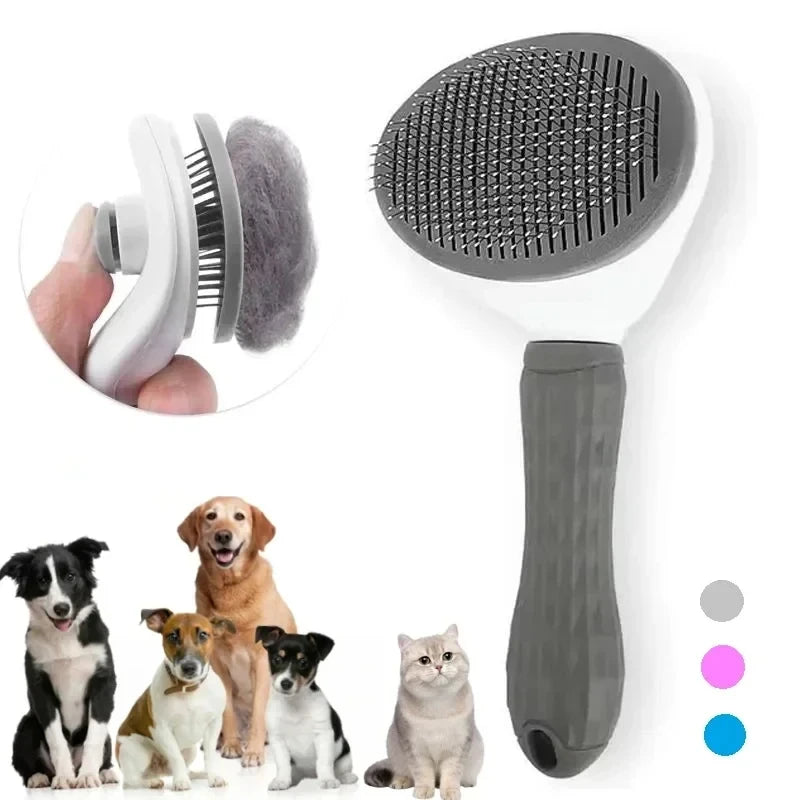 Easy Clean Dog Grooming Brush