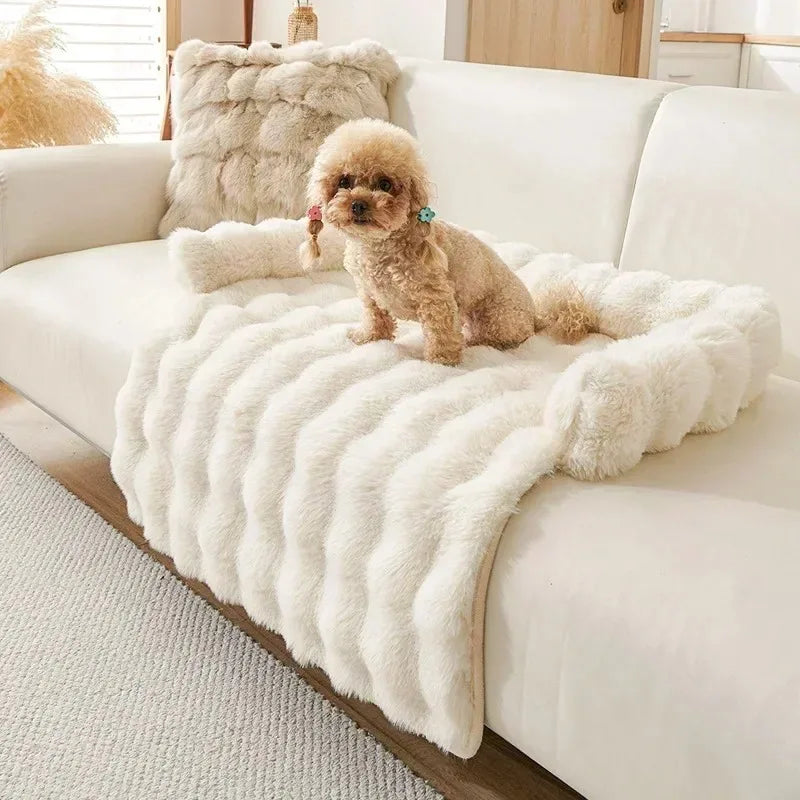 Plush Dog Bed Mat