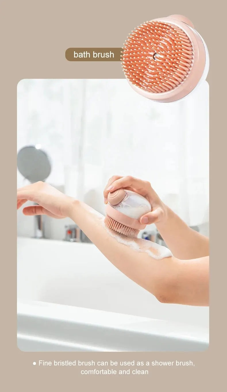 Silicone Shampoo Bath Brush
