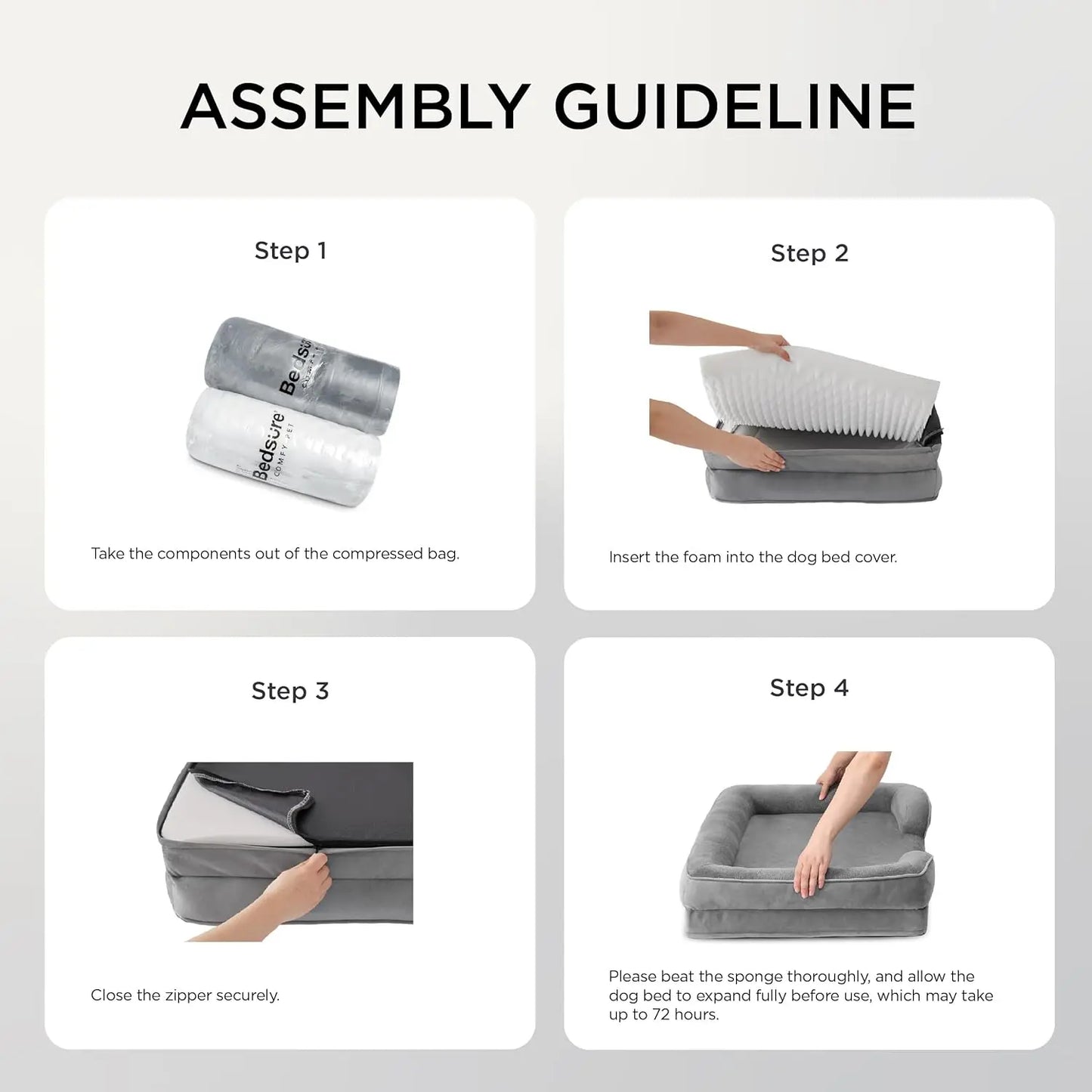 Elevated Folding Dog Bed