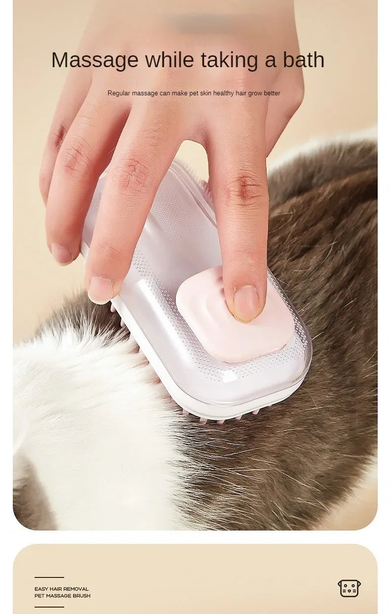 Pet Foaming Massage Brush