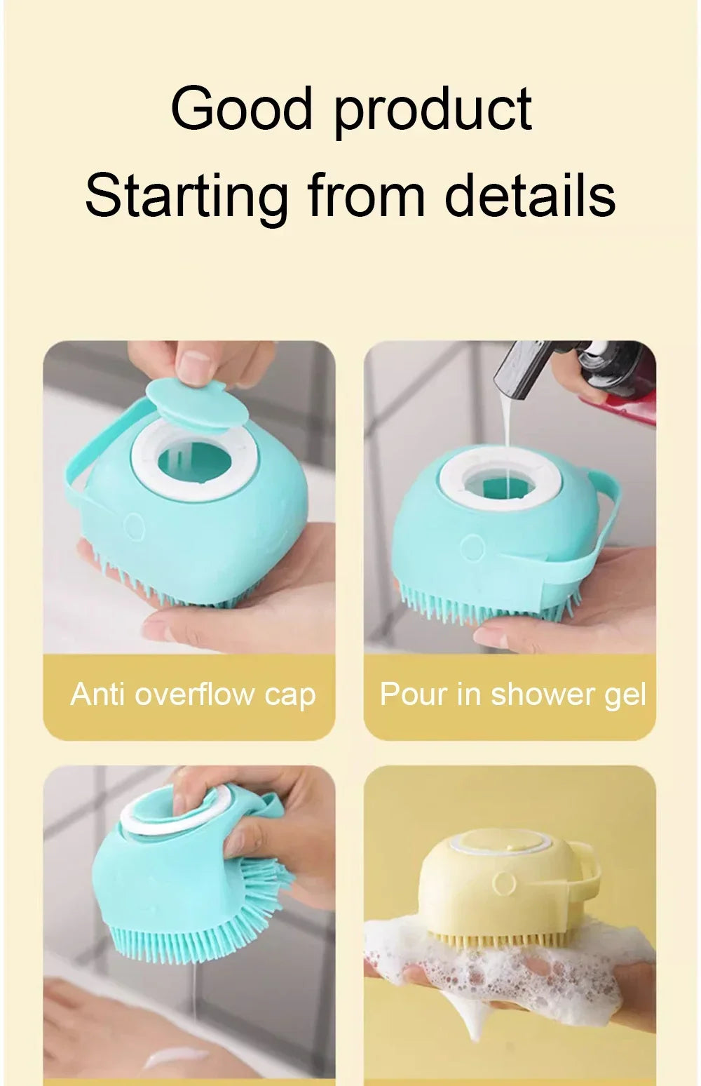 Silicone Foaming Pet Brush