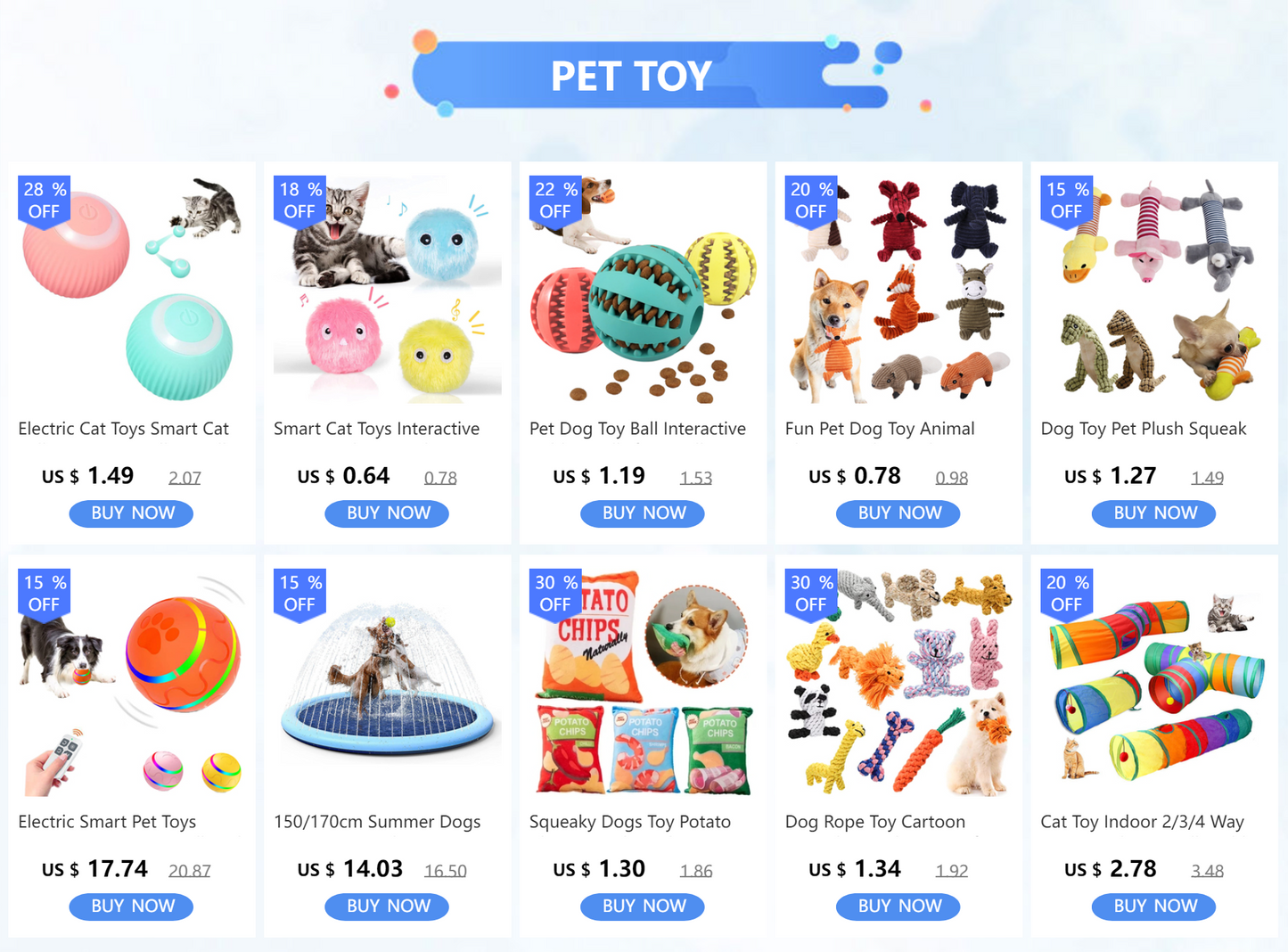 Double Ring Rope Dog Toy