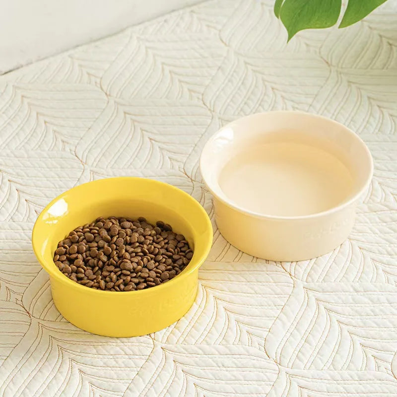 Ceramic Anti Tip Pet Bowl