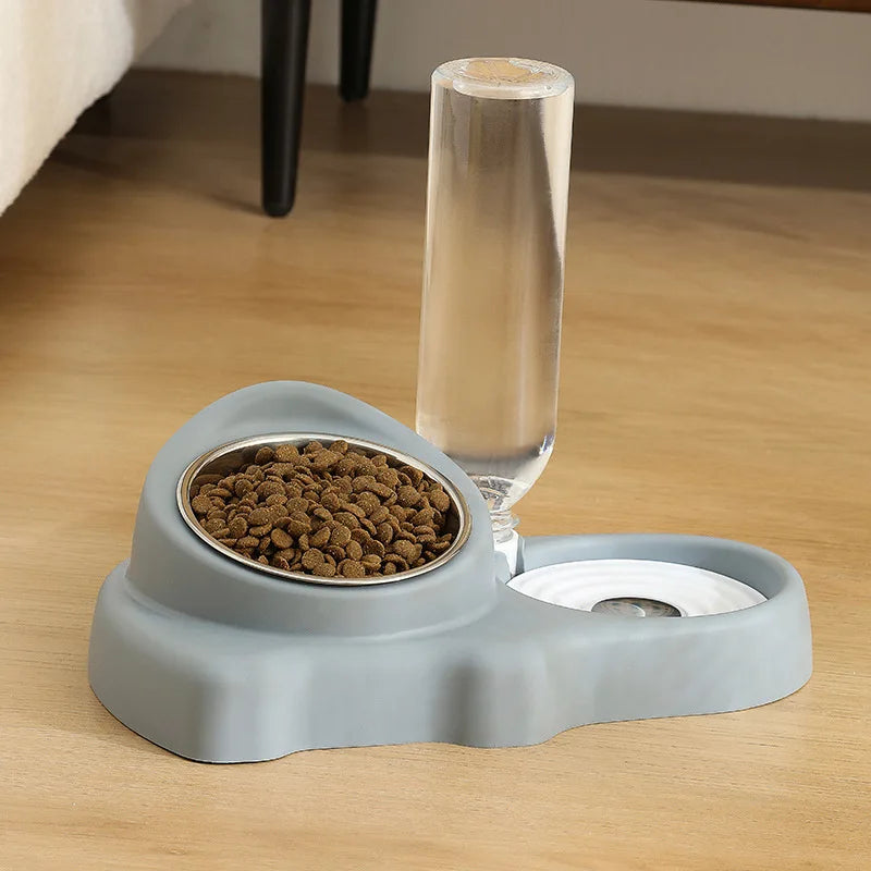 Double Pet Food Bowl