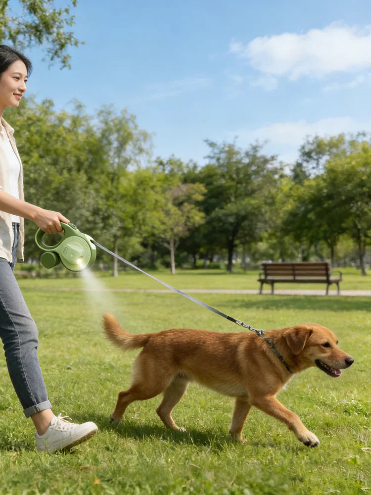 LED Retractable Dog Leash