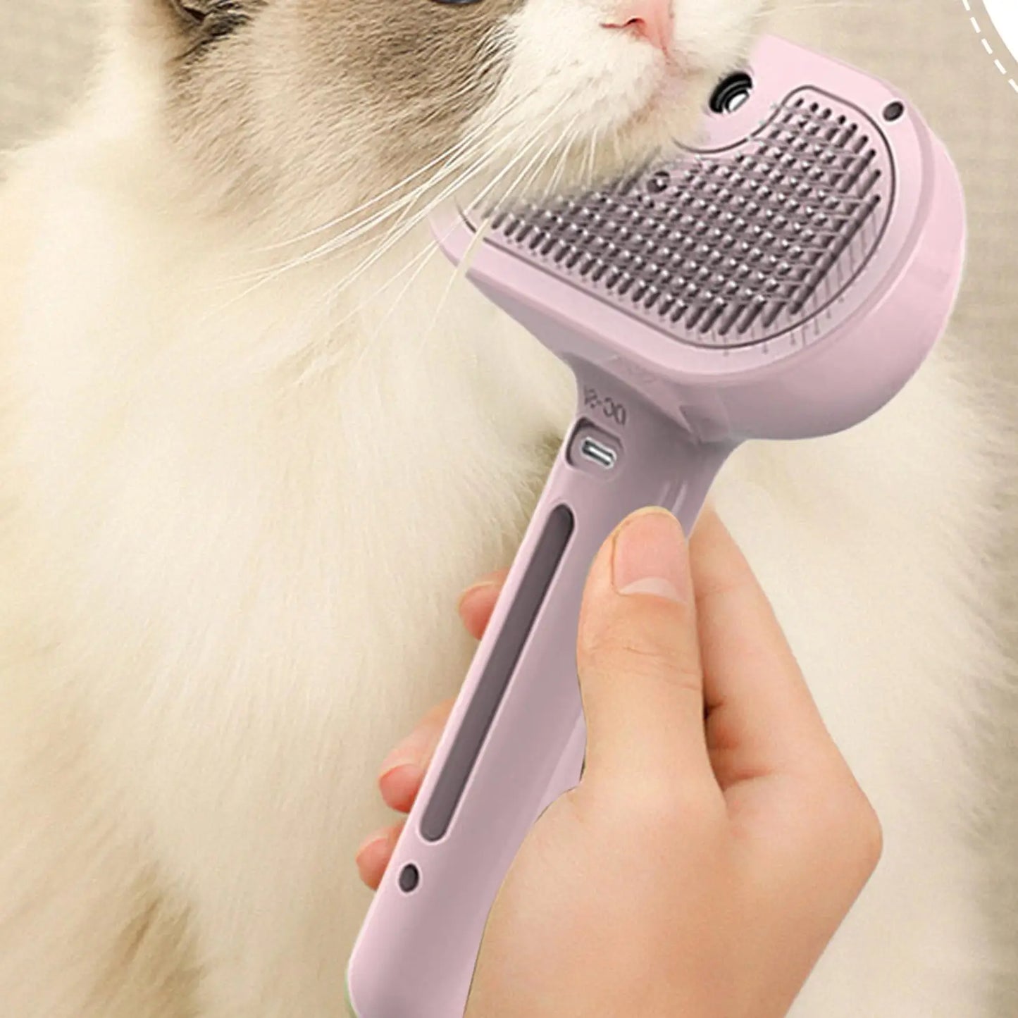 Electric Pet Steam Brush