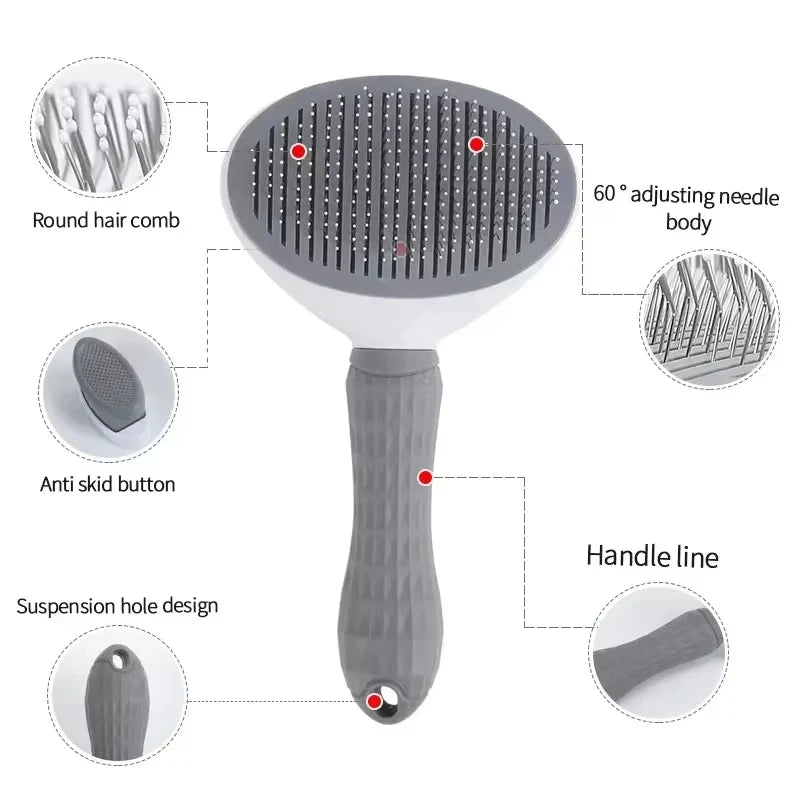 Easy Clean Dog Grooming Brush
