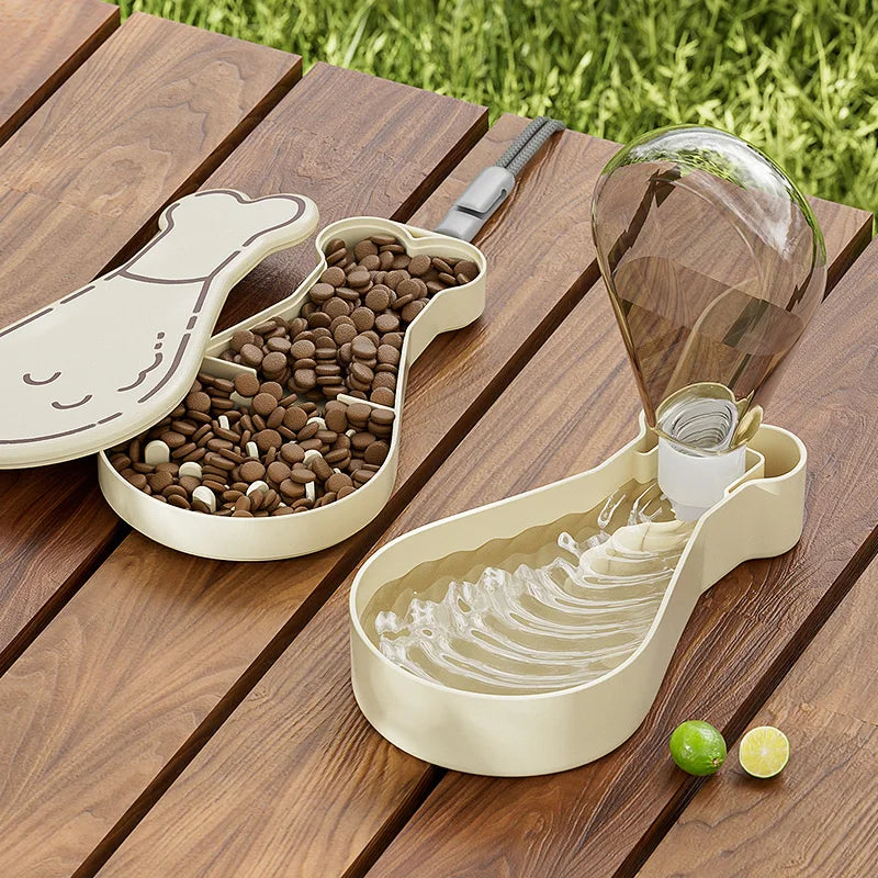 Dog Water Bottle Food Box