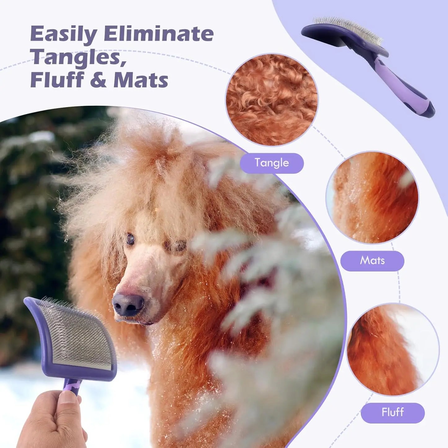 Dog Dematting Grooming Brush
