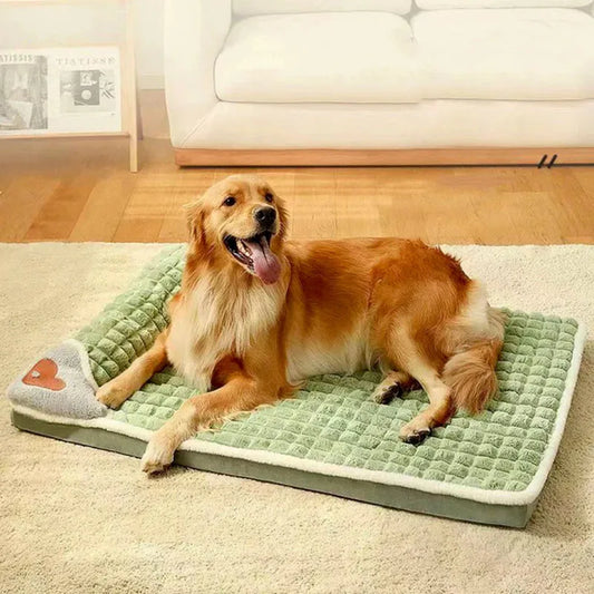 Round Plush Dog Bed