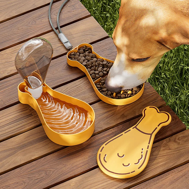 Dog Water Bottle Food Box