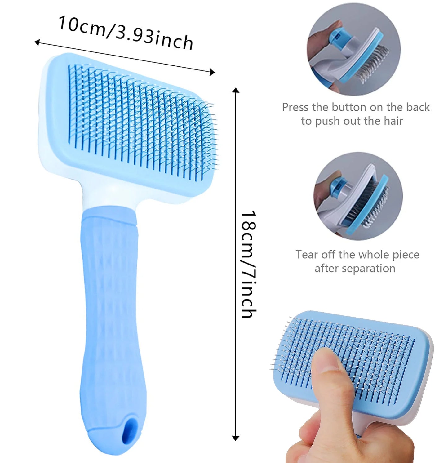 Dog Hair Remover Grooming Brush