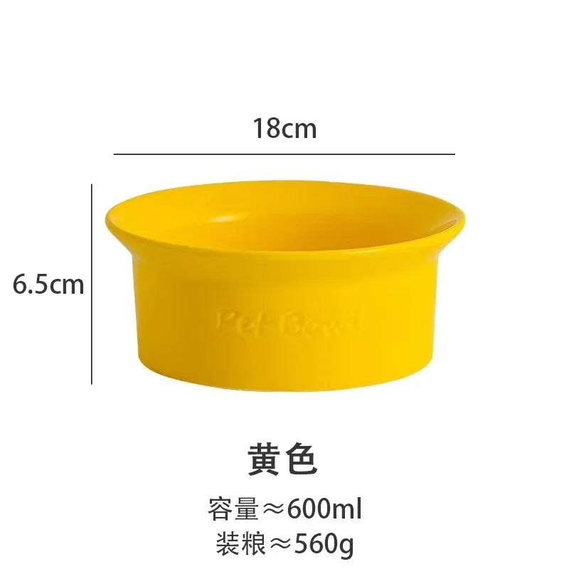 Ceramic Anti Tip Pet Bowl