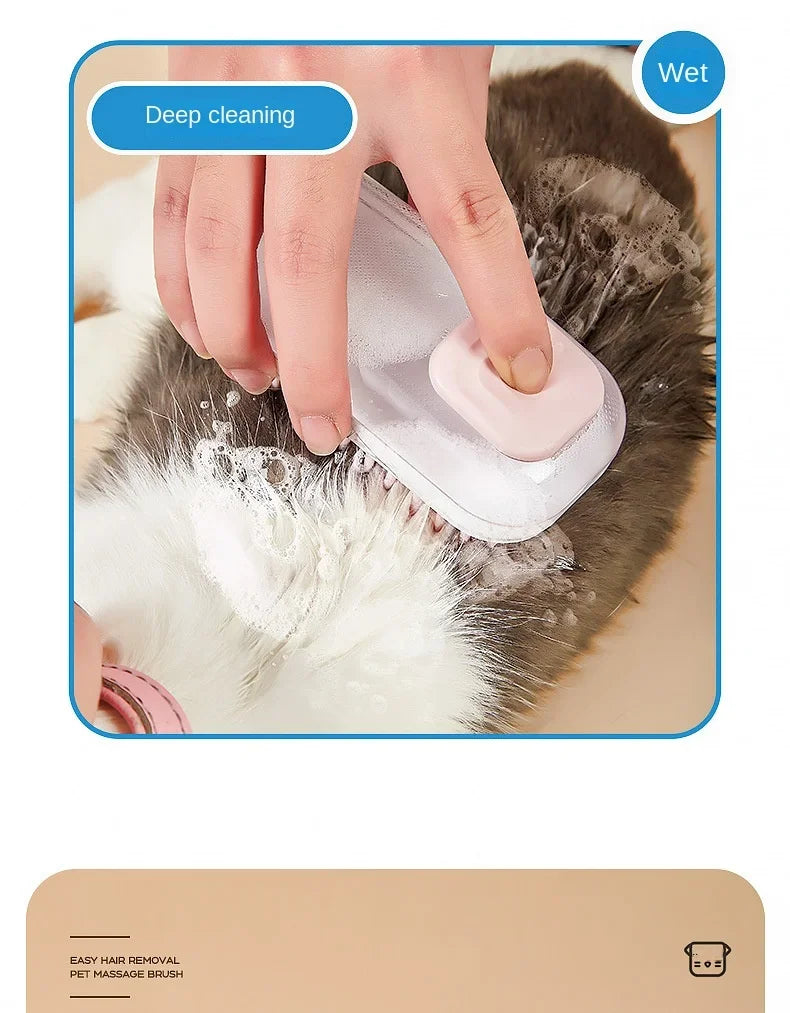 Pet Foaming Massage Brush