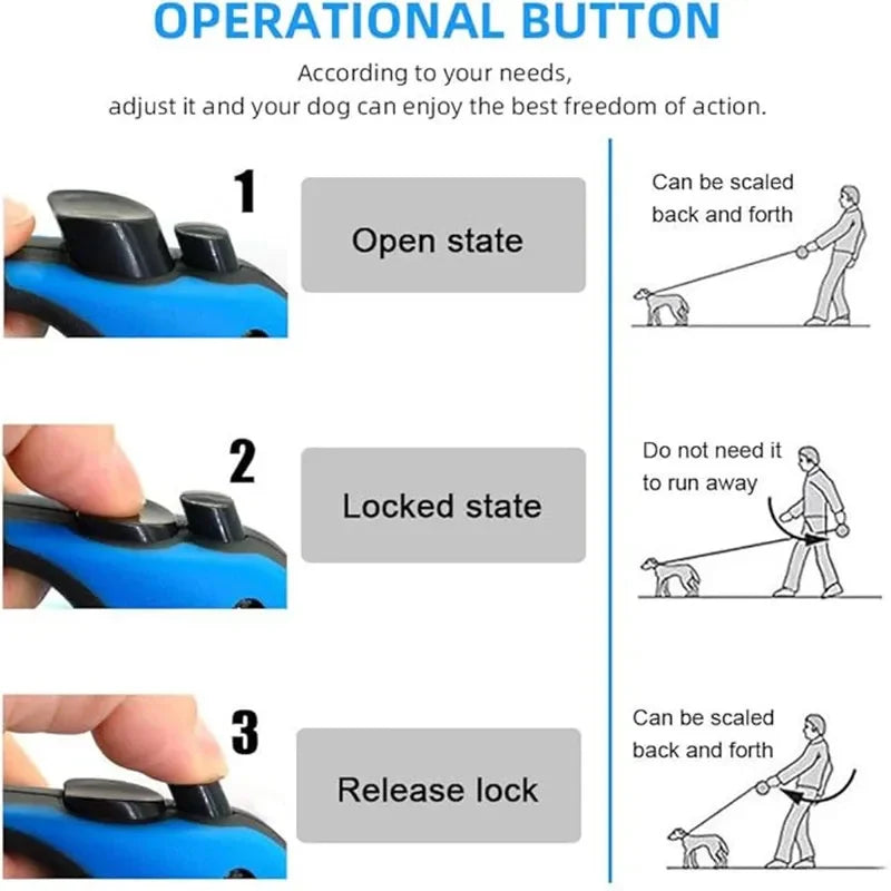 Extendable Dog Walking Leash