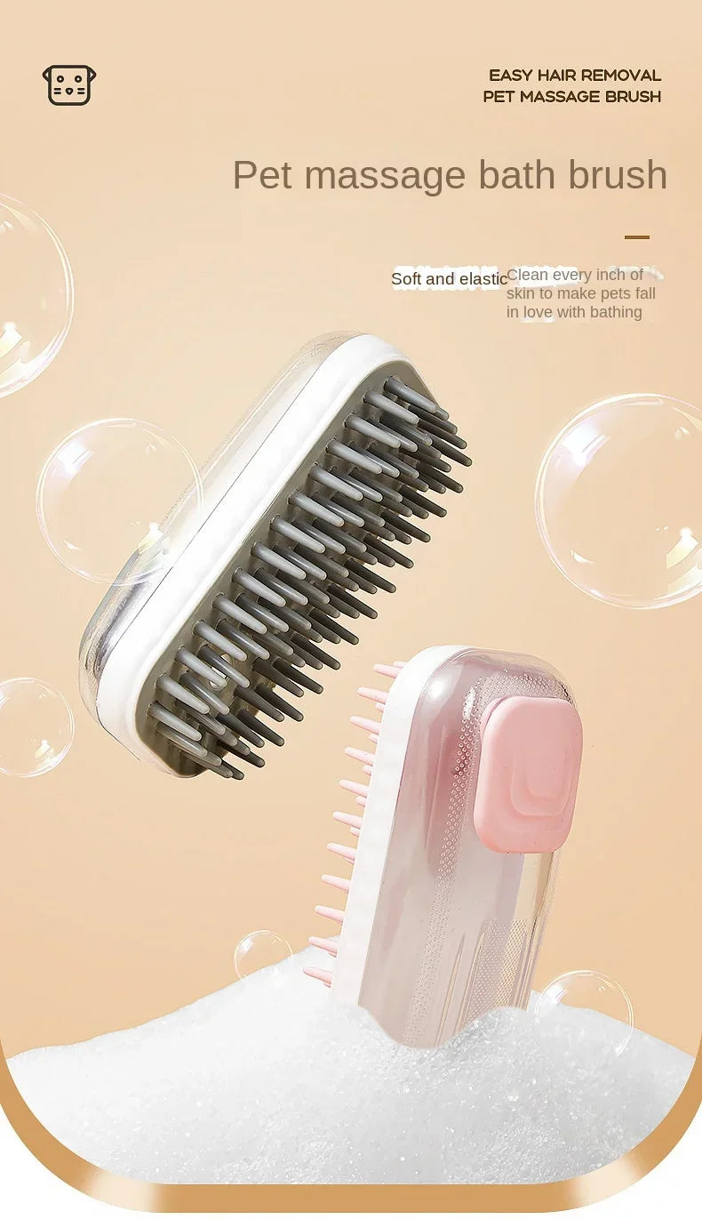 Pet Foaming Massage Brush