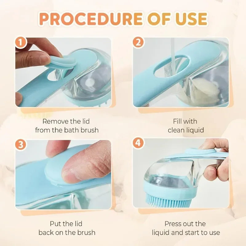 Pet Bath Massage Brush