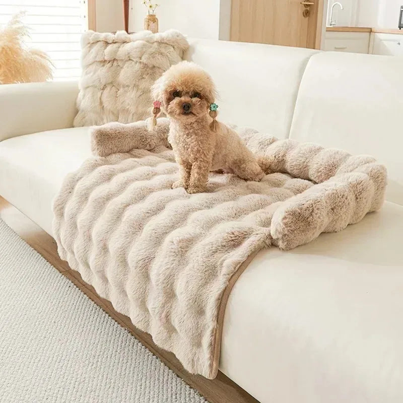 Plush Dog Bed Mat