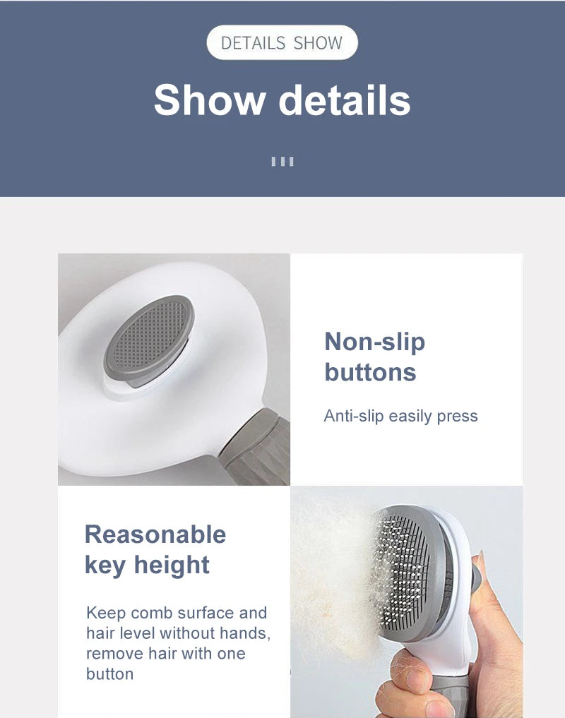 Dog Hair Remover Grooming Brush