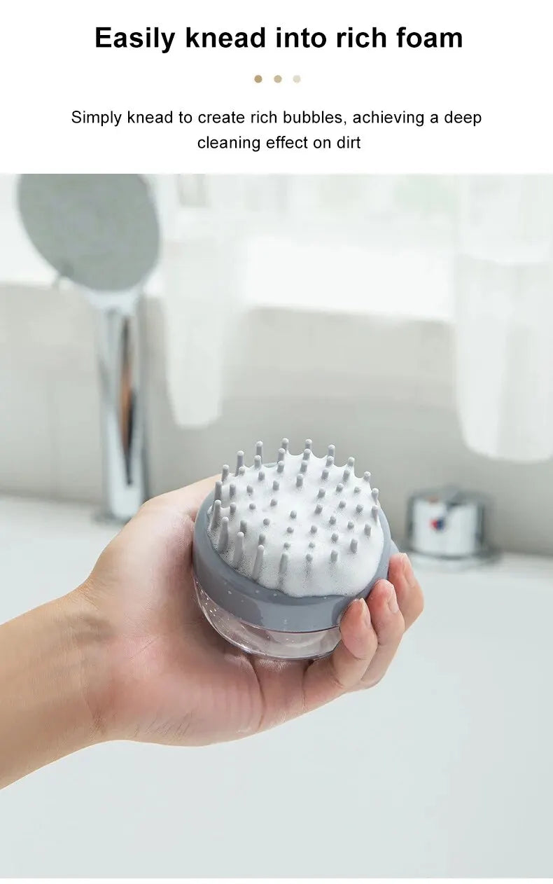 Silicone Shampoo Bath Brush