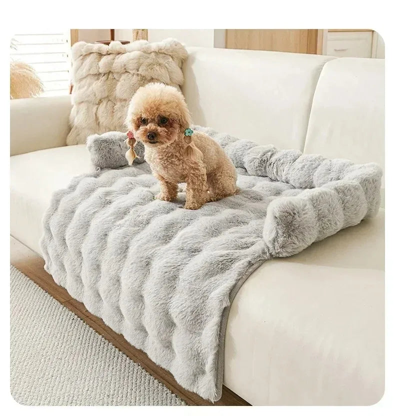 Plush Dog Bed Mat