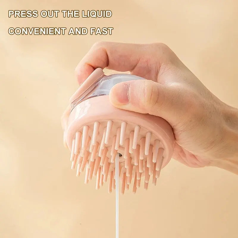 Silicone Shampoo Bath Brush