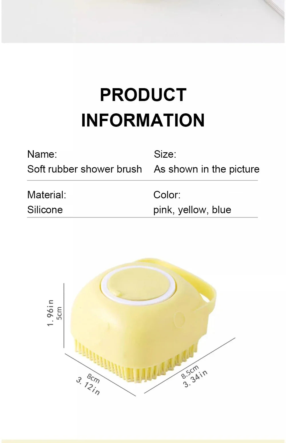 Silicone Foaming Pet Brush