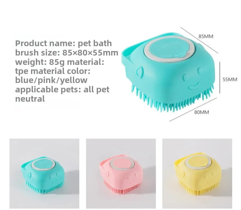 Silicone Pet Cleaning Brush
