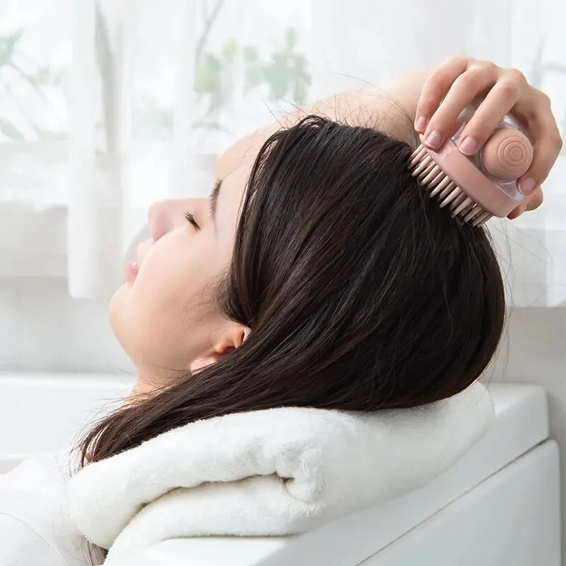 Silicone Shampoo Bath Brush