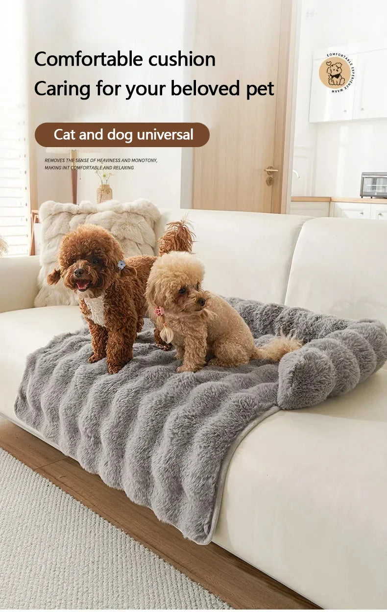Plush Dog Bed Mat