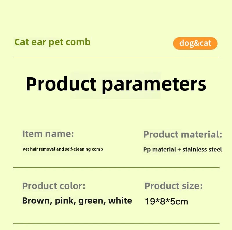 Pet Deshedding Slicker Brush