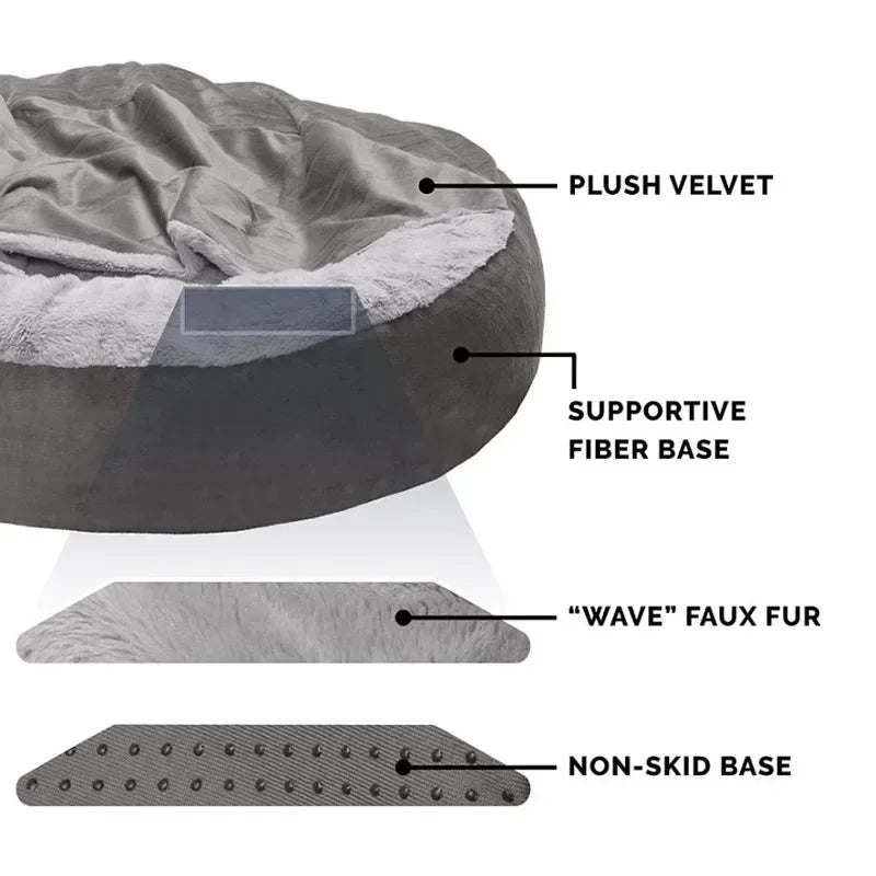 Indoor Plush Dog Mattress