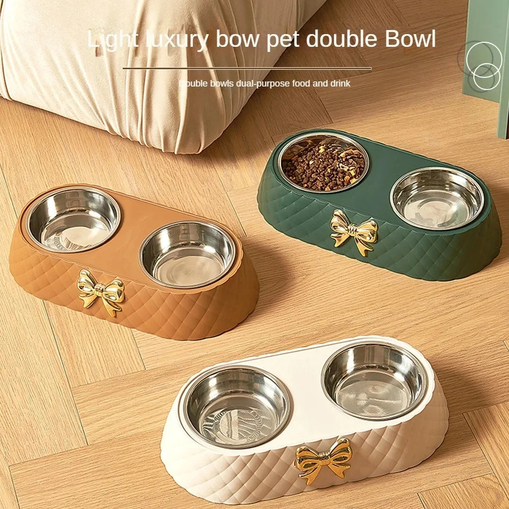 Double Stainless Steel Bowl