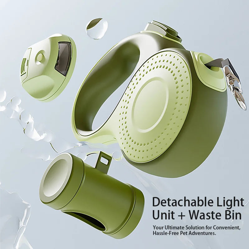 LED Retractable Dog Leash