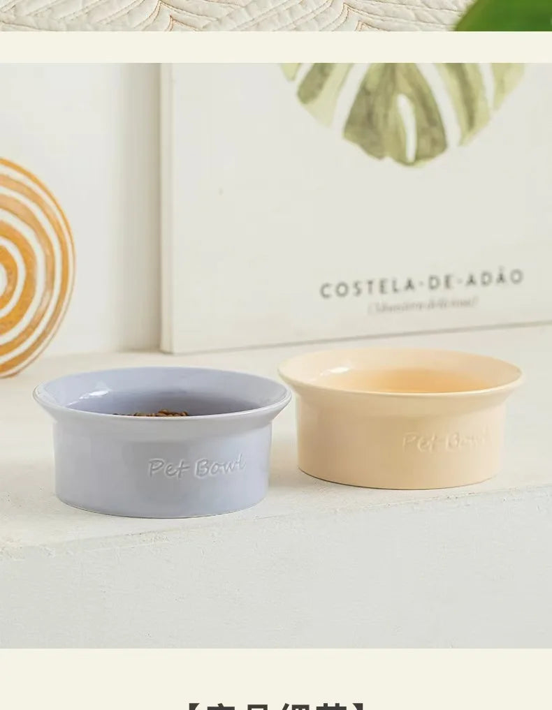 Ceramic Anti Tip Pet Bowl