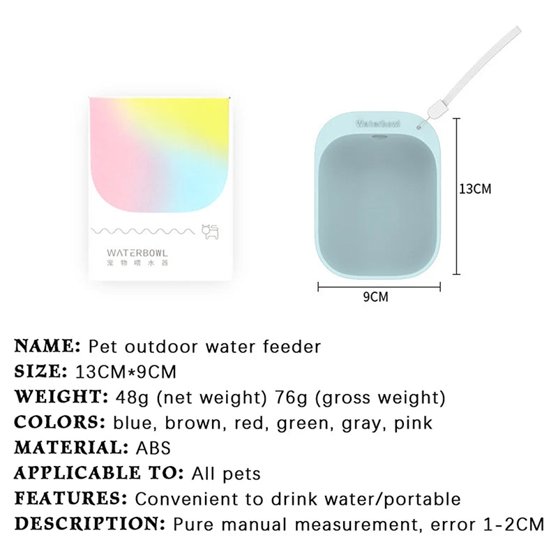 Portable Pet Water Bottle