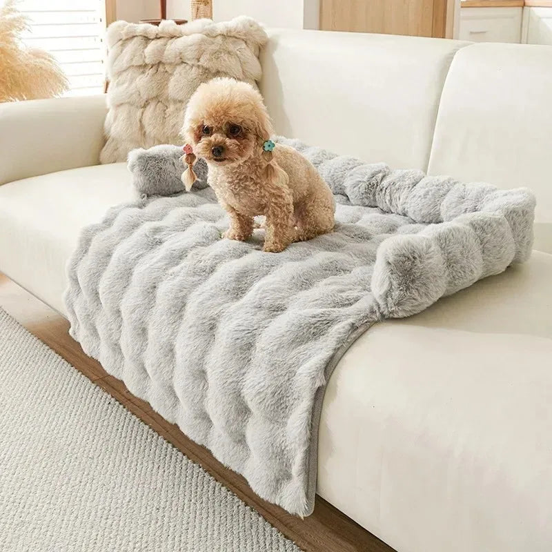 Plush Dog Bed Mat