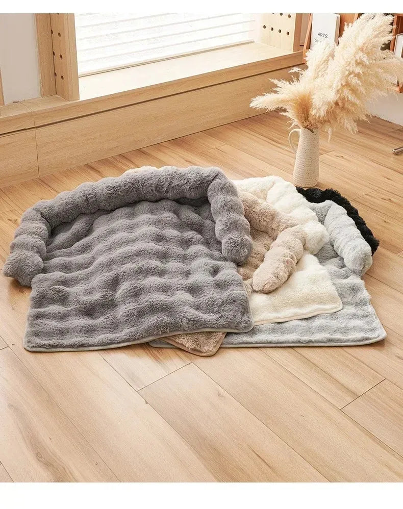 Plush Dog Bed Mat