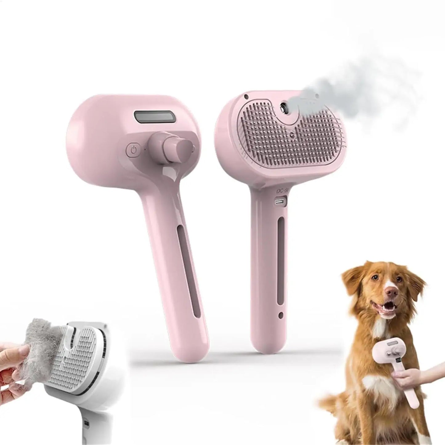 Electric Pet Steam Brush