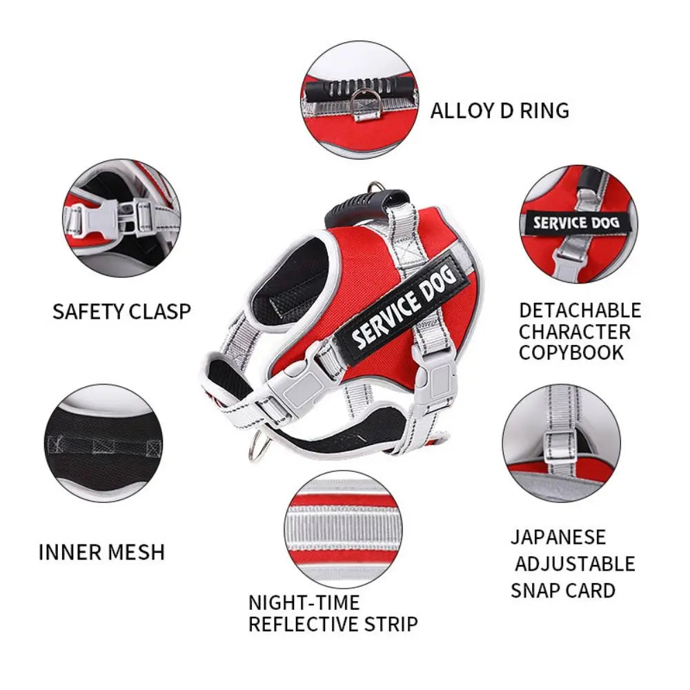 Reflective Dog Harness Set