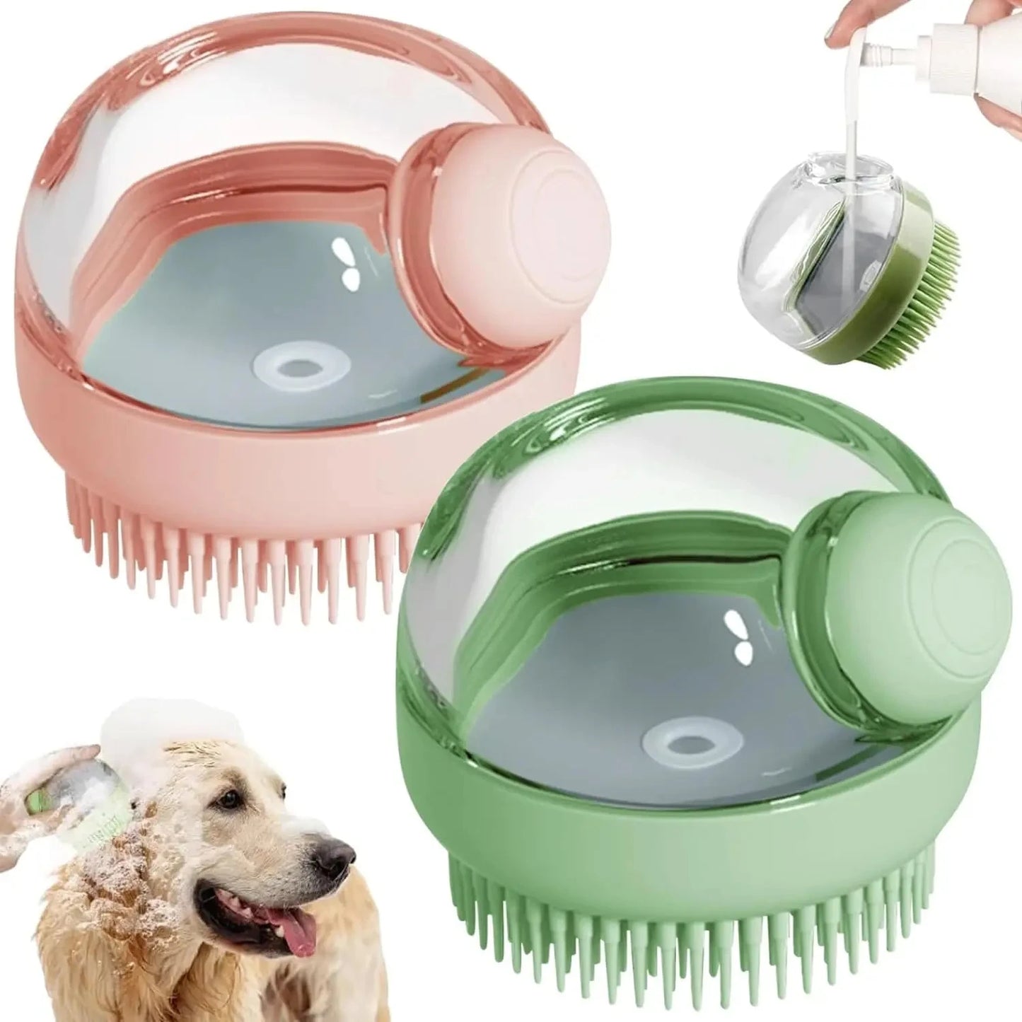 Dog Shower Massage Brush
