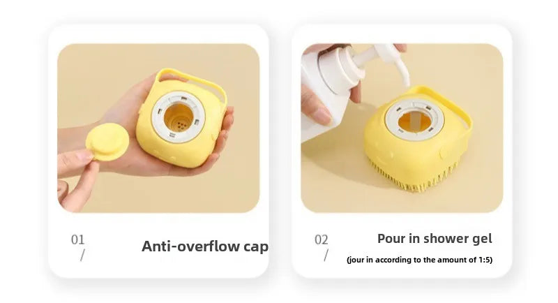 Silicone Pet Cleaning Brush