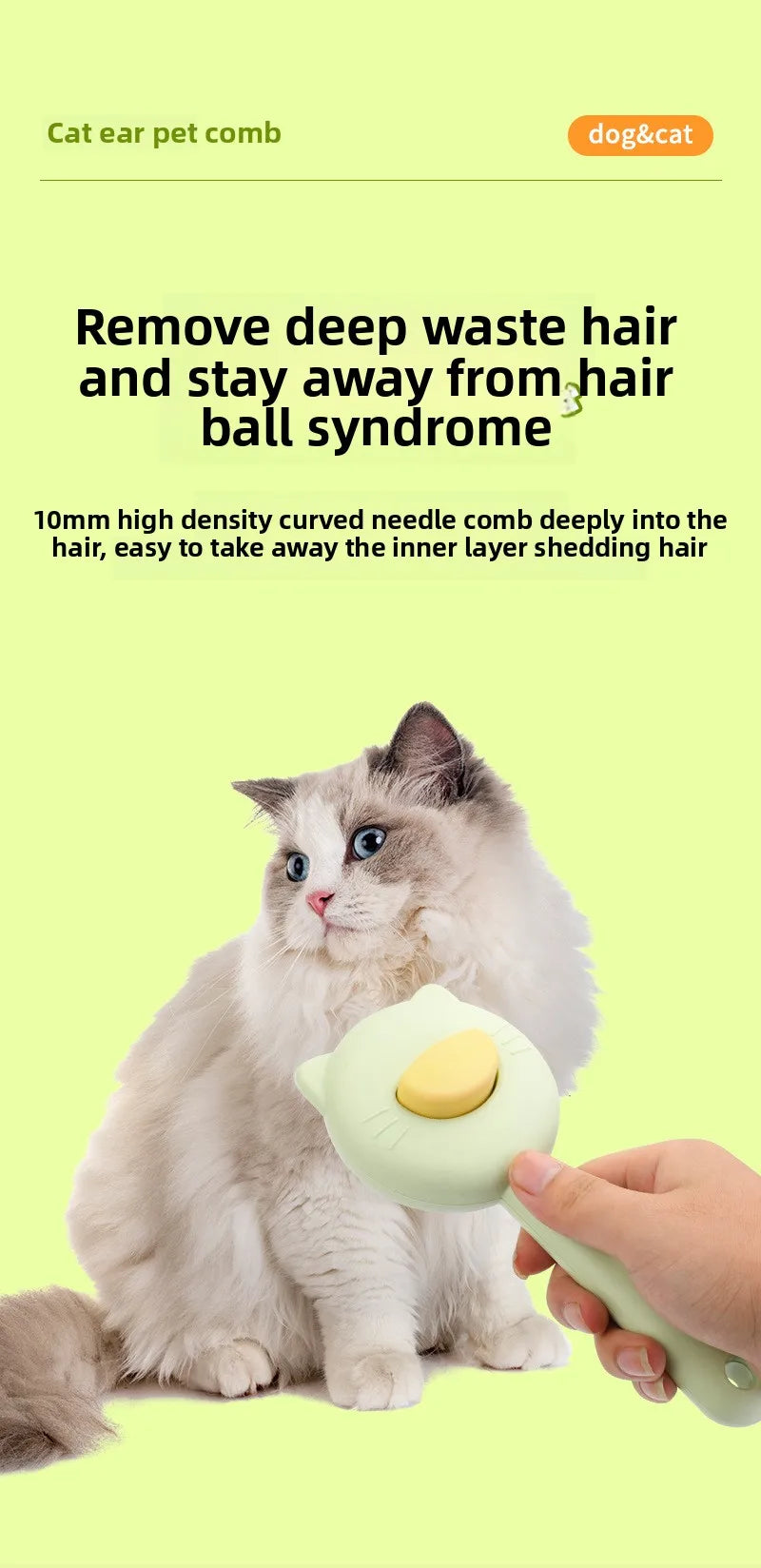 Pet Deshedding Slicker Brush