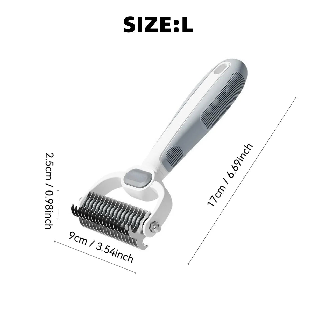 Double Sided Deshedding Brush