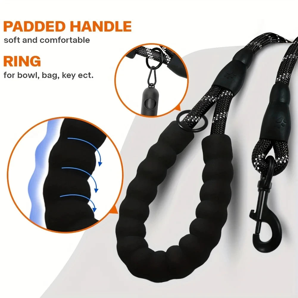 Reflective Padded Dog Leash